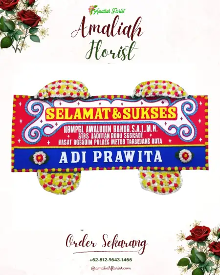 Papan Bunga Ucapan Selamat Sidepan