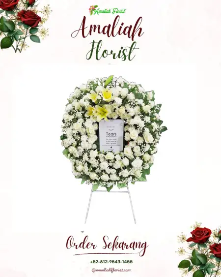 Krans Bunga Duka Sidepan